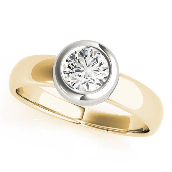 14K Yellow Gold 1 ct tw Solitaire Diamond Engagement Ring