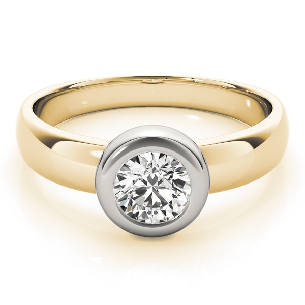 14K Yellow Gold 1 ct tw Solitaire Diamond Engagement Ring