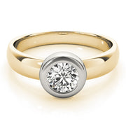 18K Yellow Gold 1 ct tw Solitaire Diamond Engagement Ring