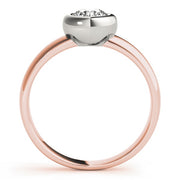 14K Rose Gold 1 ct tw Solitaire Diamond Engagement Ring
