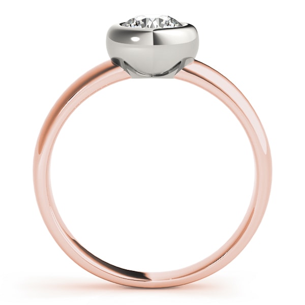 14K Rose Gold 1 ct tw Solitaire Diamond Engagement Ring