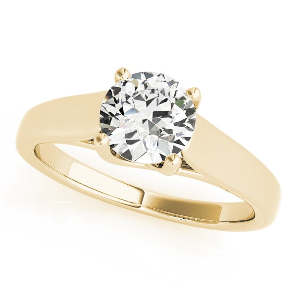 18K Yellow Gold 1 ct tw Solitaire Diamond Engagement Ring