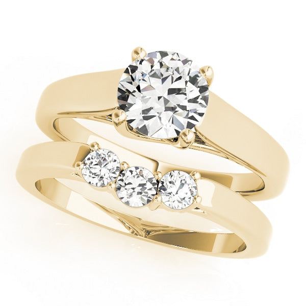 18K Yellow Gold 1 ct tw Solitaire Diamond Engagement Ring