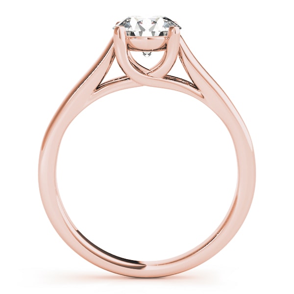 14K Rose Gold 1 ct tw Solitaire Diamond Engagement Ring