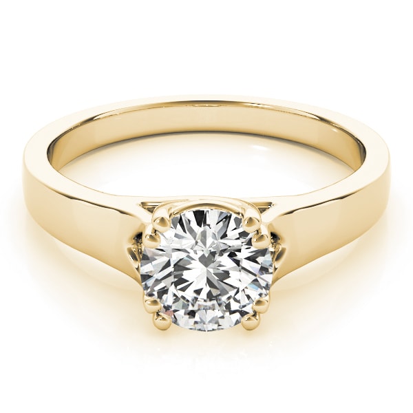 14K Yellow Gold 1 ct tw Solitaire Diamond Engagement Ring