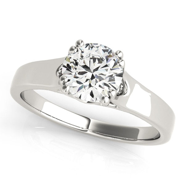 14K White Gold 1 ct tw Solitaire Diamond Engagement Ring