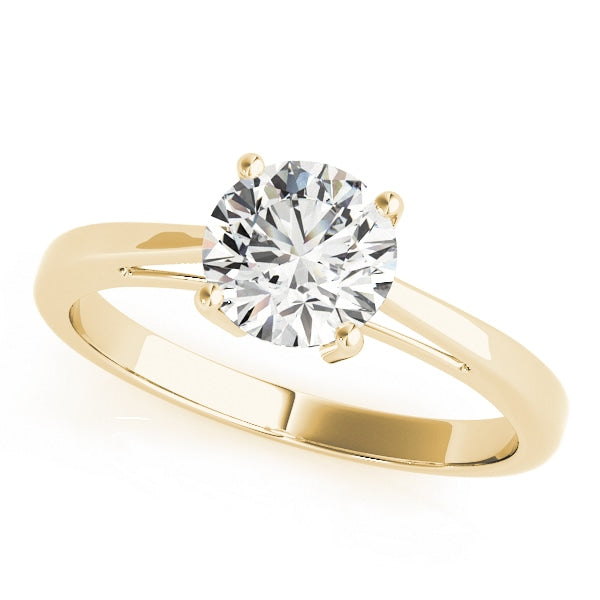 18K Yellow Gold 1 ct tw Solitaire Diamond Engagement Ring