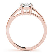 18K Rose Gold 1 ct tw Solitaire Diamond Engagement Ring