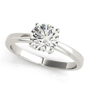 18K White Gold 1 ct tw Solitaire Diamond Engagement Ring