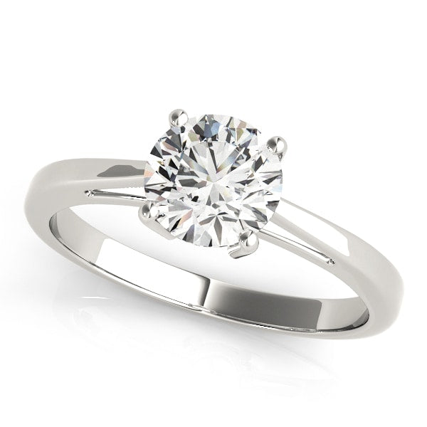 18K White Gold 1 ct tw Solitaire Diamond Engagement Ring