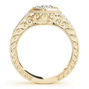 14K Yellow Gold 2 1/3 ct tw Vintage Diamond Engagement Ring
