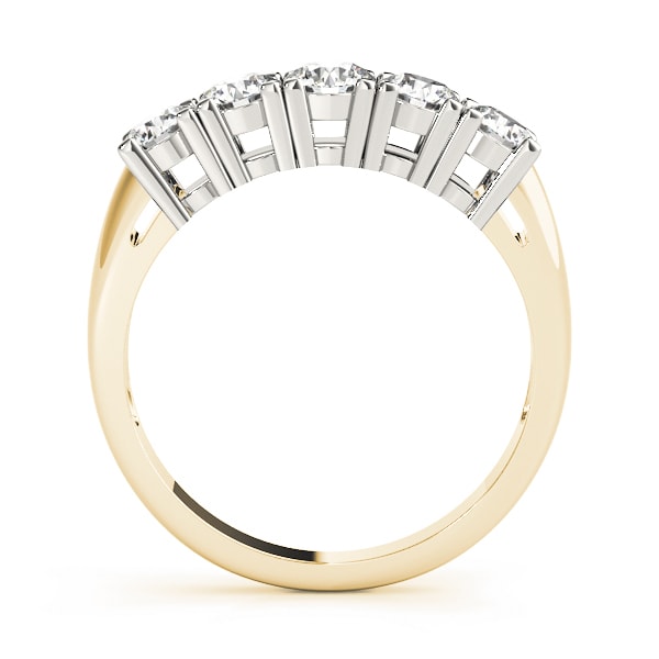 14K Yellow Gold 1 ct tw Diamond Wedding Ring