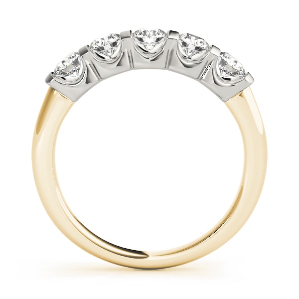 18K Yellow Gold 1 ct tw Diamond Wedding Ring