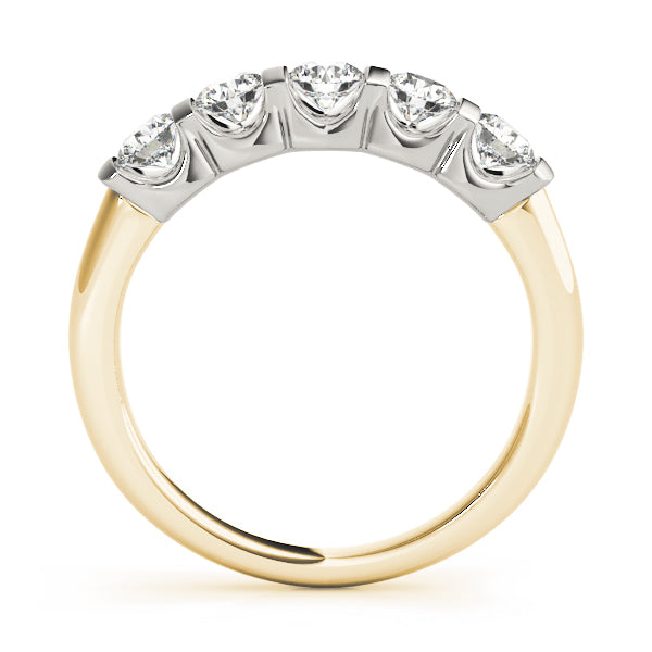 18K Yellow Gold 1 ct tw Diamond Wedding Ring