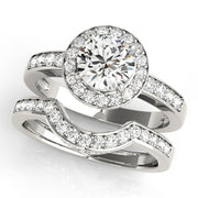 Halo Diamond Engagement Ring