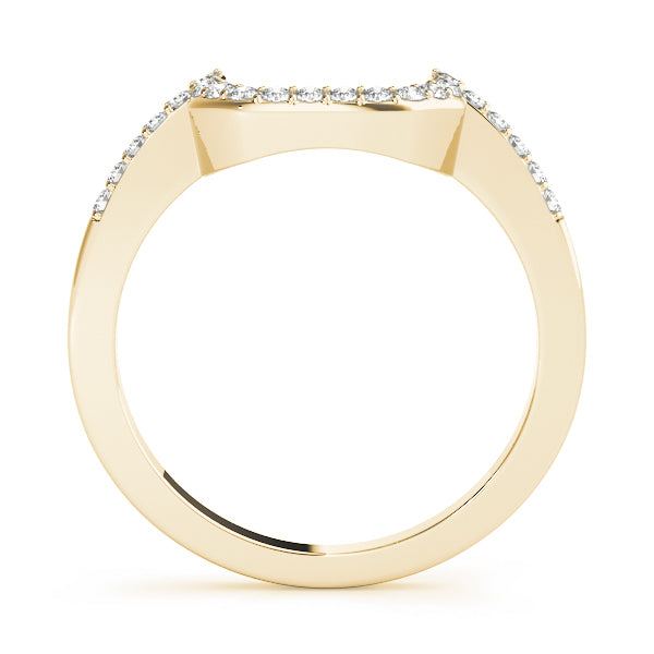 14K Yellow Gold 1/6 ct tw Diamond Wedding Ring