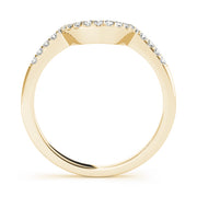 18K Yellow Gold 1/6 ct tw Diamond Wedding Ring