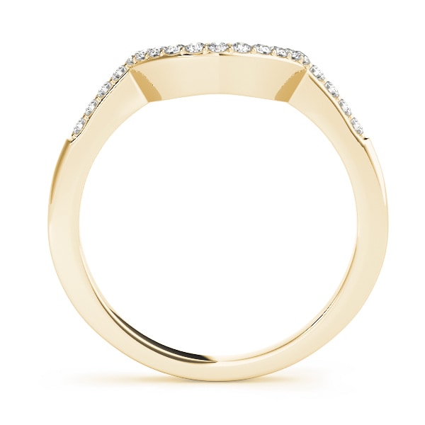 14K Yellow Gold 1/8 ct tw Diamond Wedding Ring