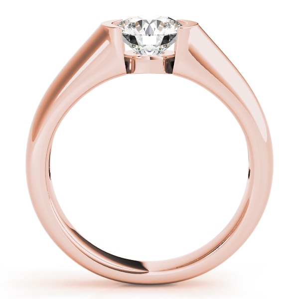 14K Rose Gold 1 ct tw Solitaire Diamond Engagement Ring