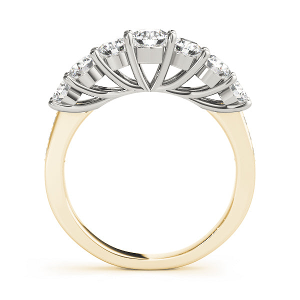 18K Yellow Gold 1 1/3 ct tw Diamond Wedding Ring
