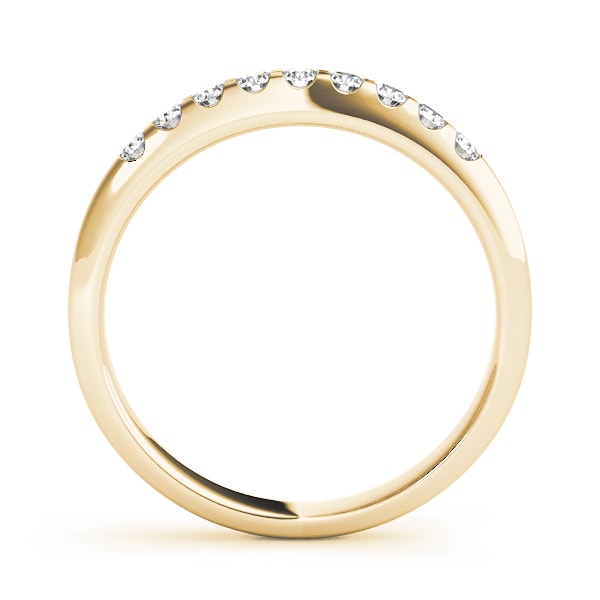 18K Yellow Gold 1 ct tw Diamond Wedding Ring