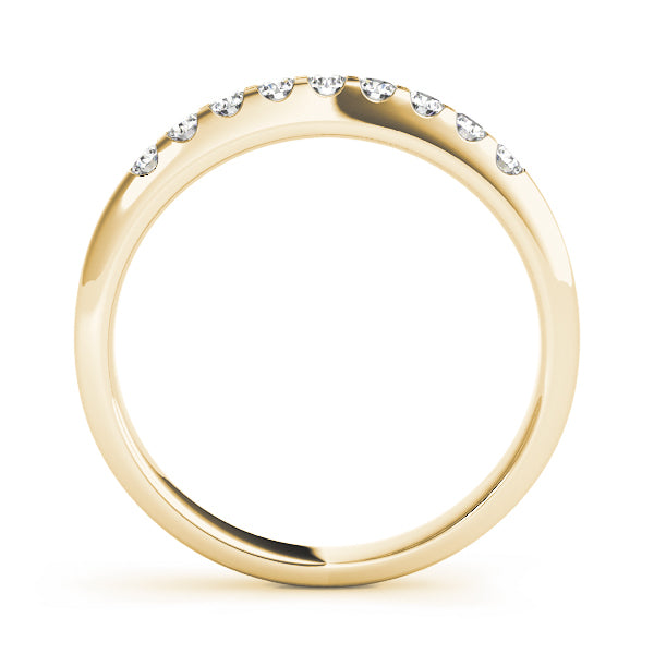 18K Yellow Gold 1 ct tw Diamond Wedding Ring