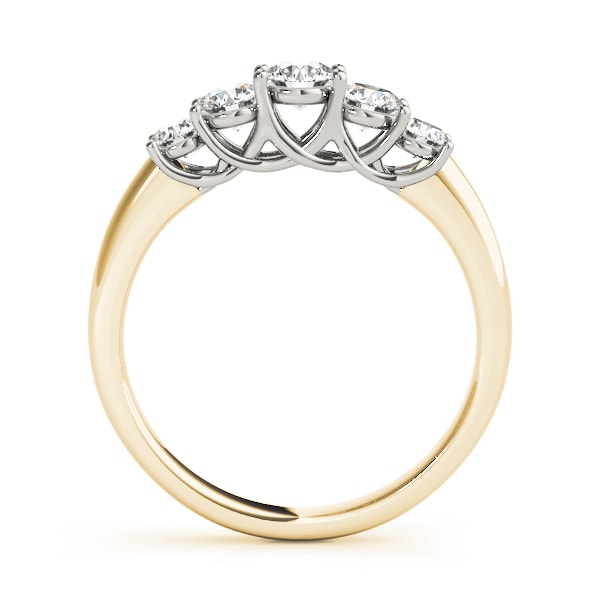 14K Yellow Gold 1 ct tw Diamond Wedding Ring