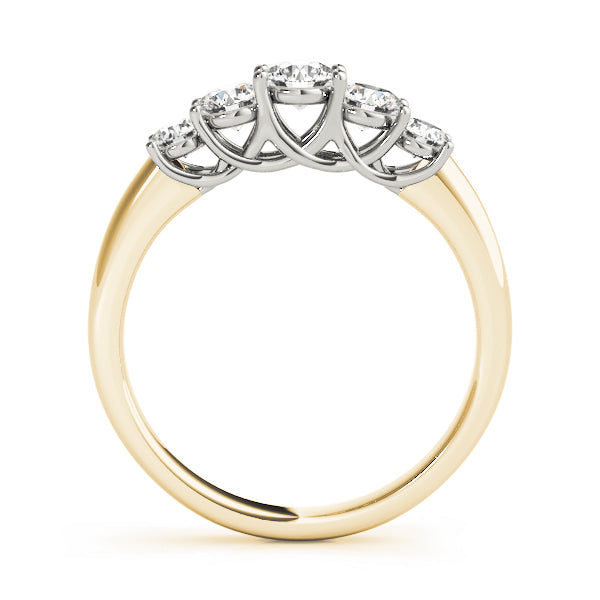14K Yellow Gold 1 ct tw Diamond Wedding Ring