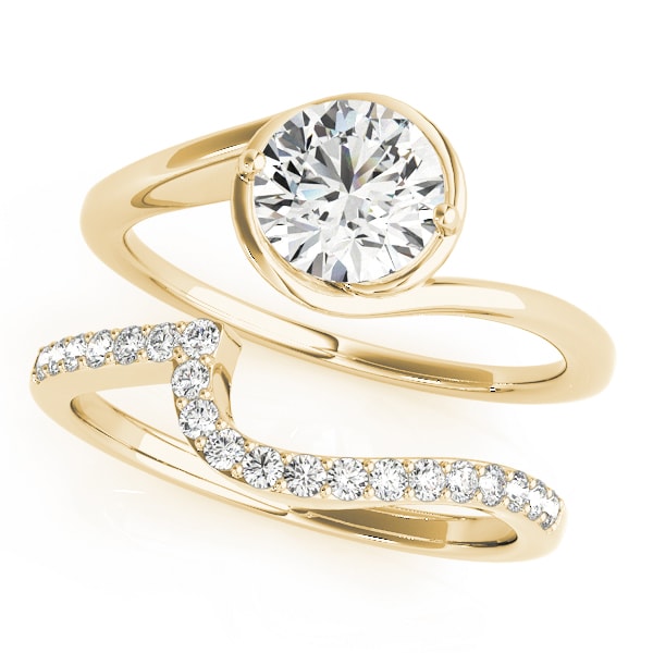 14K Yellow Gold 1 ct tw Solitaire Diamond Engagement Ring