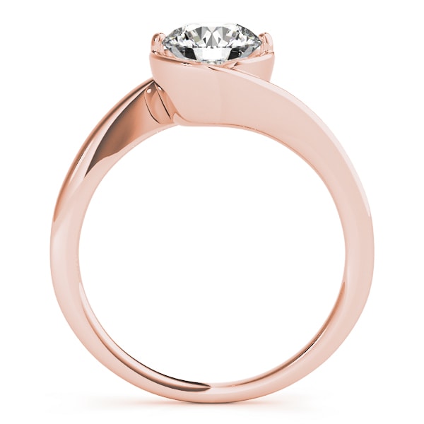 14K Rose Gold 1 ct tw Solitaire Diamond Engagement Ring
