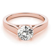 14K Rose Gold 1 ct tw Solitaire Diamond Engagement Ring