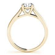 18K Yellow Gold 1 ct tw Solitaire Diamond Engagement Ring