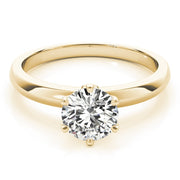 14K Yellow Gold 1 ct tw Solitaire Diamond Engagement Ring