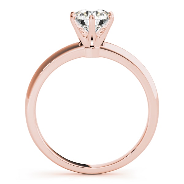 14K Rose Gold 1 ct tw Solitaire Diamond Engagement Ring