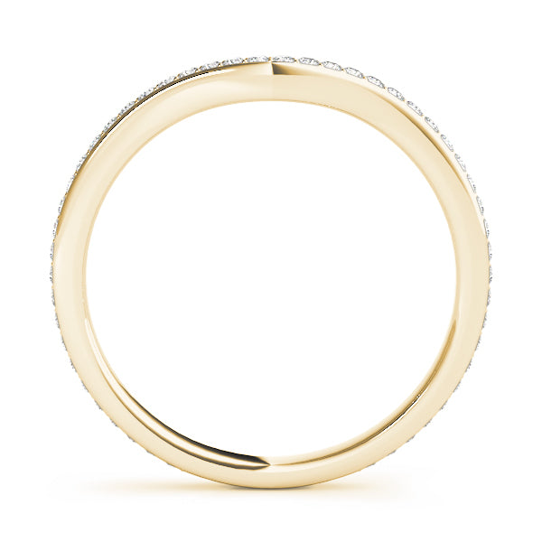 14K Yellow Gold 1/4 ct tw Diamond Wedding Ring
