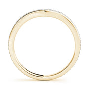 18K Yellow Gold 1/4 ct tw Diamond Wedding Ring