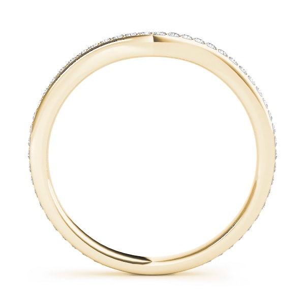 18K Yellow Gold 1/4 ct tw Diamond Wedding Ring