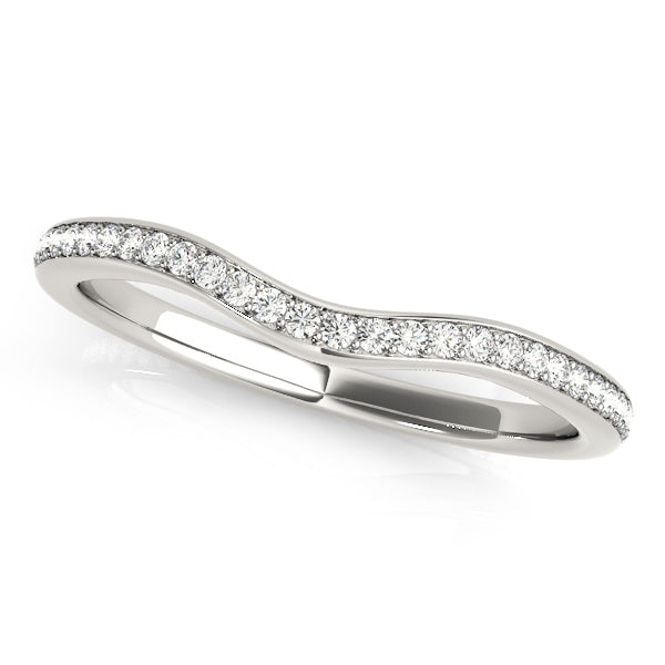 18K White Gold 1/4 ct tw Diamond Wedding Ring