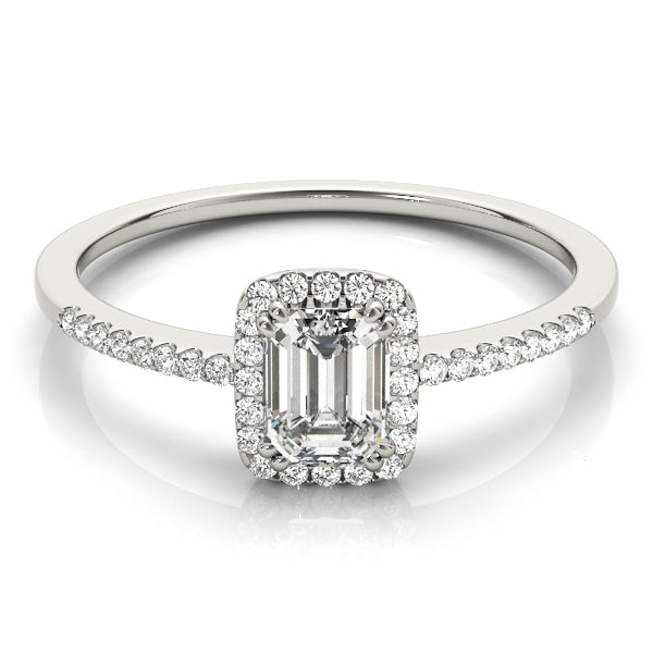 Halo Diamond Engagement Ring