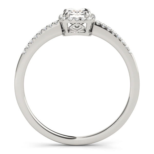 Halo Diamond Engagement Ring