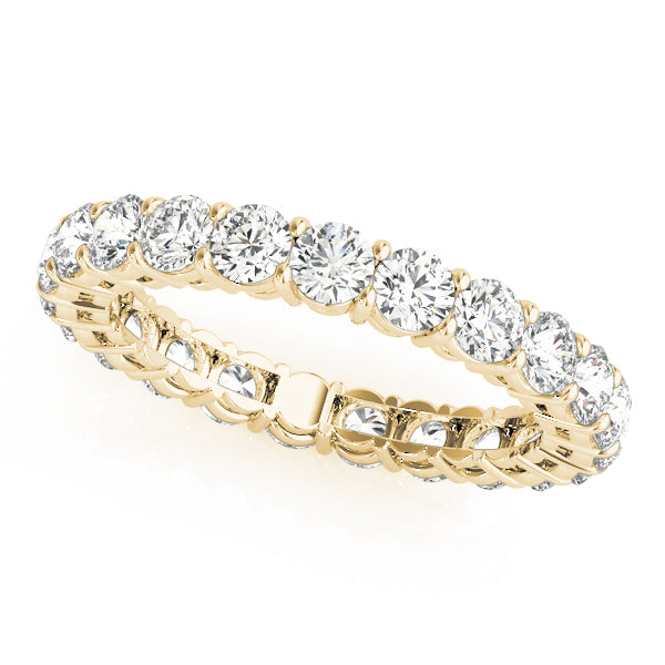 18K Yellow Gold 1 ct tw Diamond Wedding Ring