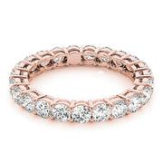 14K Rose Gold 1 ct tw Diamond Wedding Ring