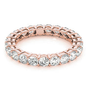 14K Rose Gold 1 ct tw Diamond Wedding Ring