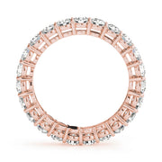 18K Rose Gold 1 ct tw Diamond Wedding Ring