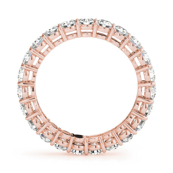 14K Rose Gold 1 ct tw Diamond Wedding Ring