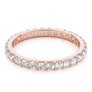 18K Rose Gold 3/8 ct tw Diamond Wedding Ring