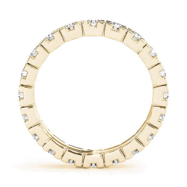 14K Yellow Gold 7/8 ct tw Diamond Wedding Ring