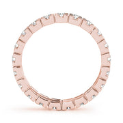 18K Rose Gold 1/2 ct tw Diamond Wedding Ring