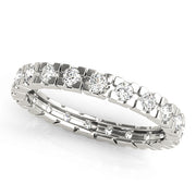 14K White Gold 1/2 ct tw Diamond Wedding Ring