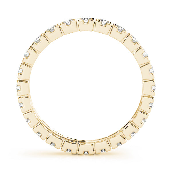 18K Yellow Gold 3/8 ct tw Diamond Wedding Ring